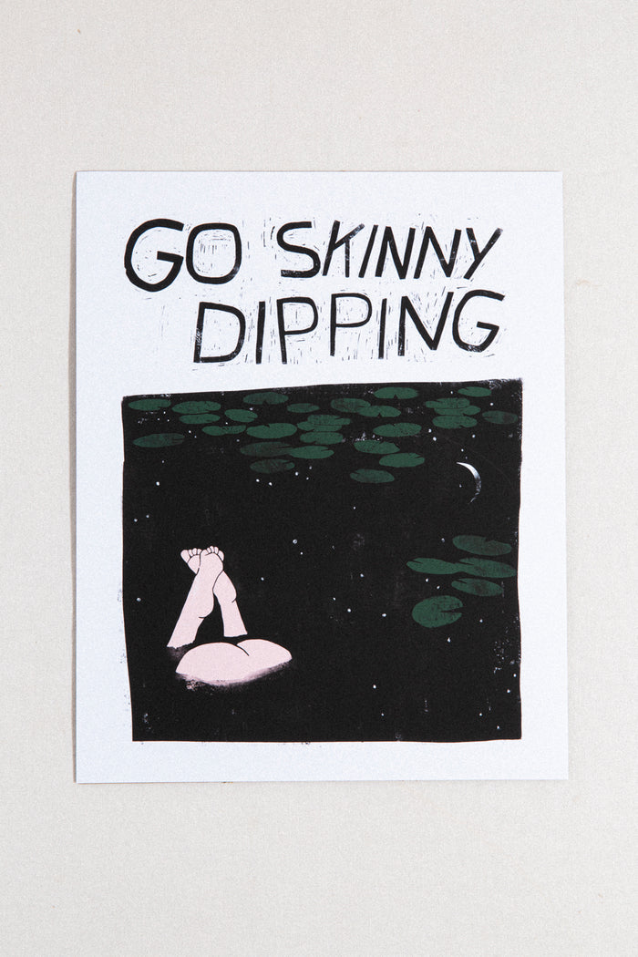 Go Skinny Dipping Print