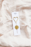 Gold Heart Sparkler