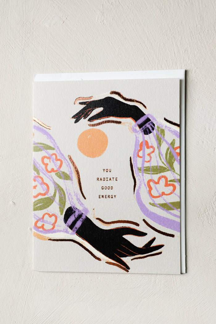 Good Energy Greeting Card