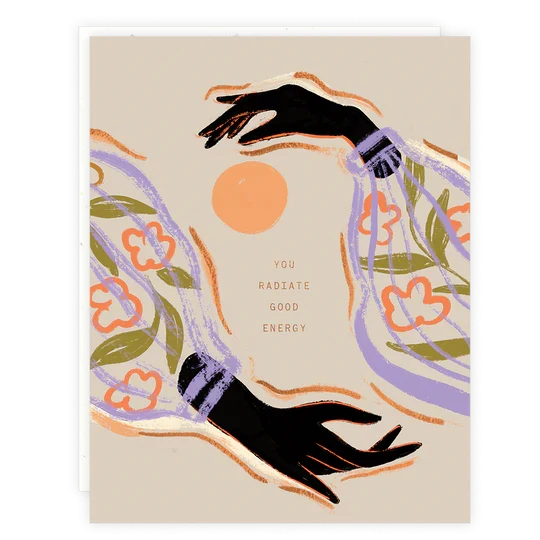 Good Energy Greeting Card
