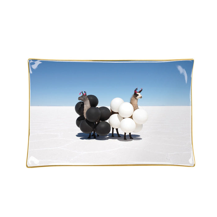 Gray Malin Llamas Porcelain Tray Porcelain Trays Gray Malin Collection