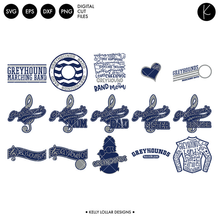 Greyhounds Everything Spirit Bundle | SVG DXF EPS PNG Cut Files