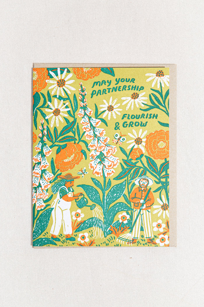 Growing Partnership Greeting Card
