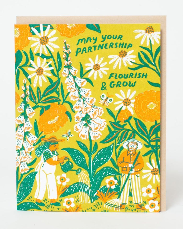 Growing Partnership Greeting Card