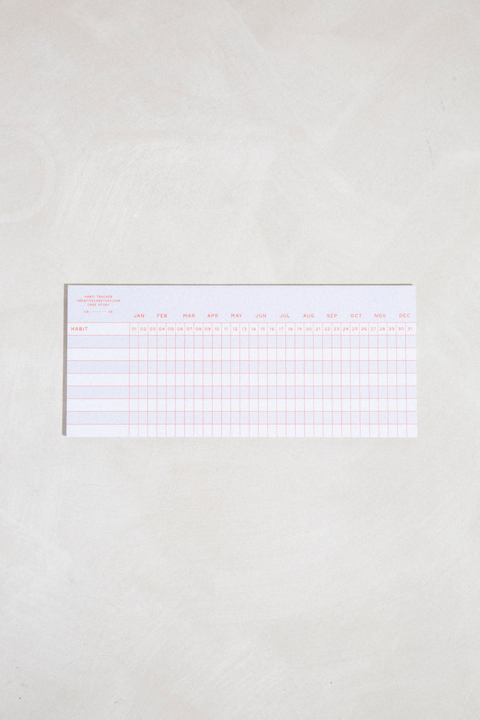 Habit Tracker Notepad
