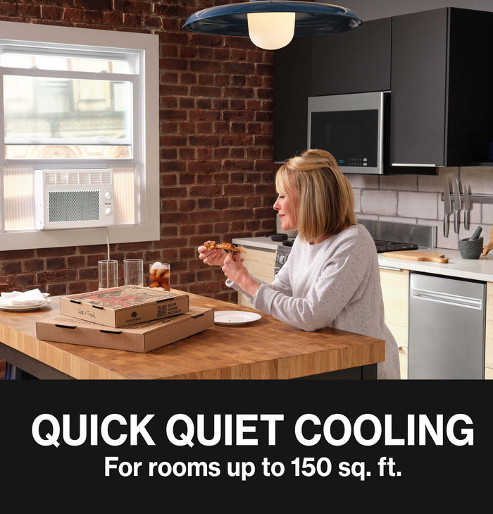 Haier 5,000 BTU, 115V Mechanical Window Air Conditioner for Small Rooms up to 150 sq ft. (Refurbished)
