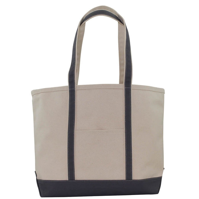 Heavy 24 oz Large Boat Tote Gray