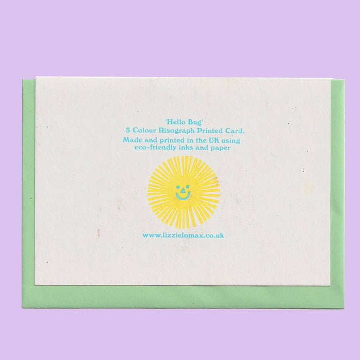 Hello Bug Greeting Card