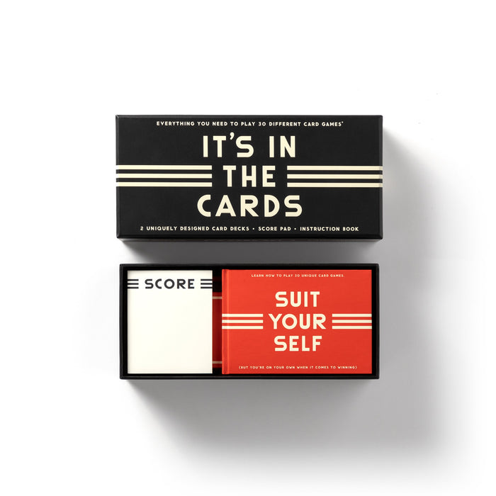It's In The Cards Playing Card Game Set Playing Cards Brass Monkey