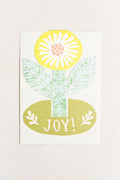 Joy Flower Standing Greeting Card