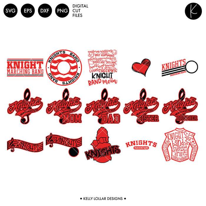Knights Everything Spirit Bundle | SVG DXF EPS PNG Cut Files
