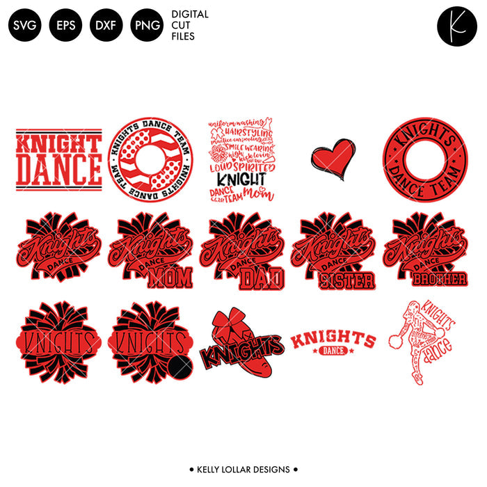 Knights Everything Spirit Bundle | SVG DXF EPS PNG Cut Files