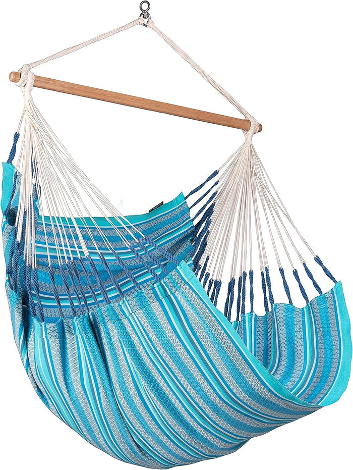 LA SIESTA¨ Habana Azure - Organic Cotton Comfort Hammock Chair