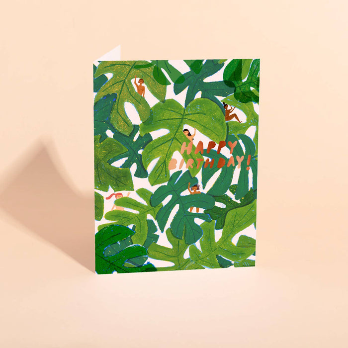Leafy Birthday Greeting Card
