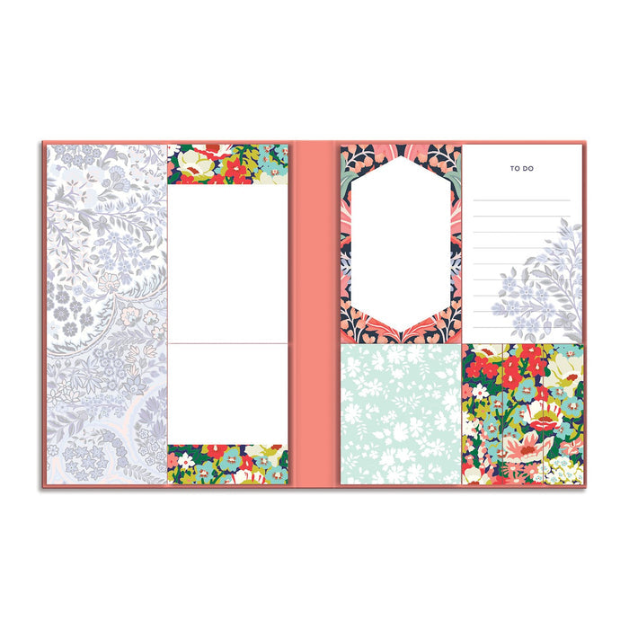 Liberty London Floral Sticky Notes Hard Cover Book Sticky Notes Liberty London Collection