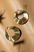 Loren Earrings - Brass