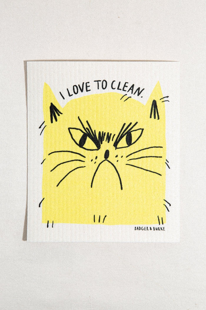 Love To Clean - Sponge Cloth