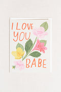 Love You Babe Greeting Card