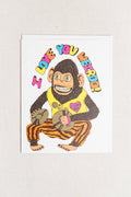 Love You Weirdo Greeting Card