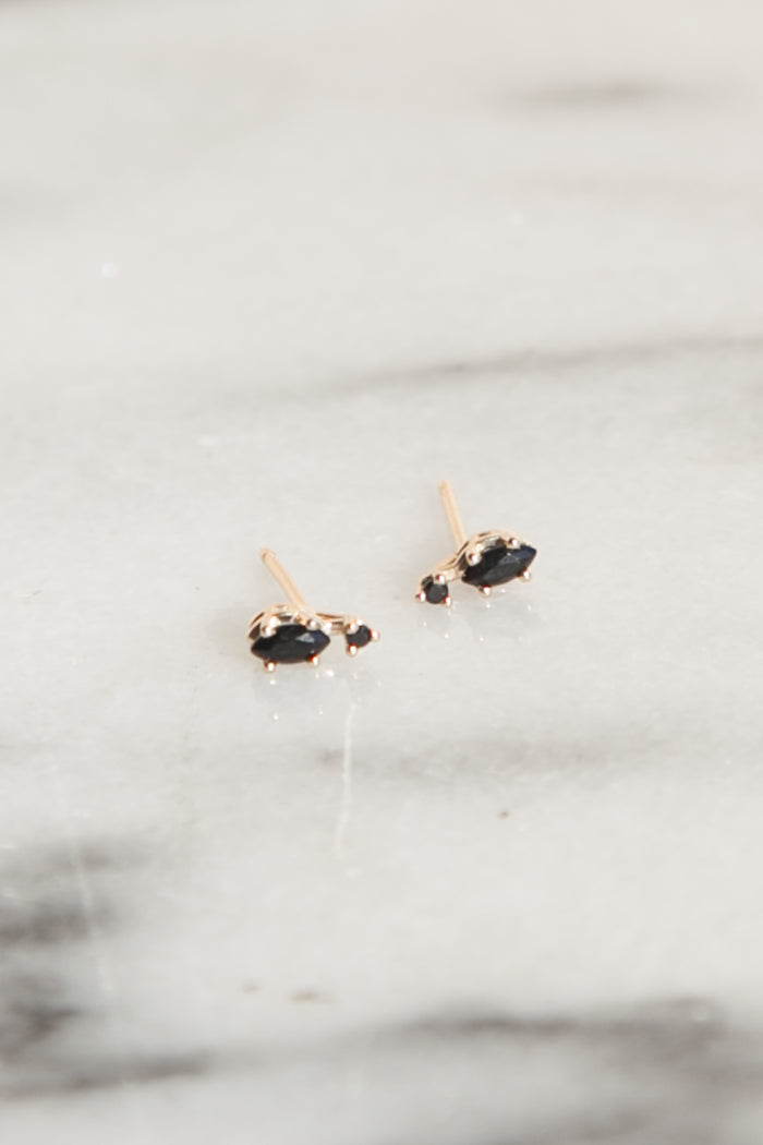 Marquise Onyx + Accent Studs