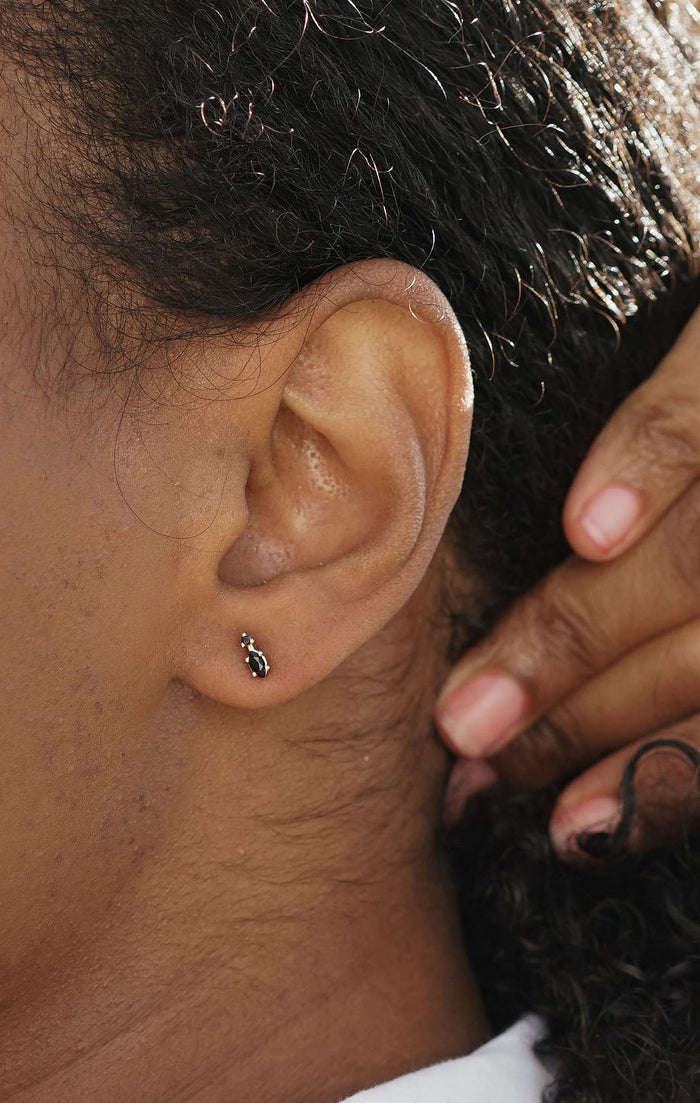 Marquise Onyx + Accent Studs