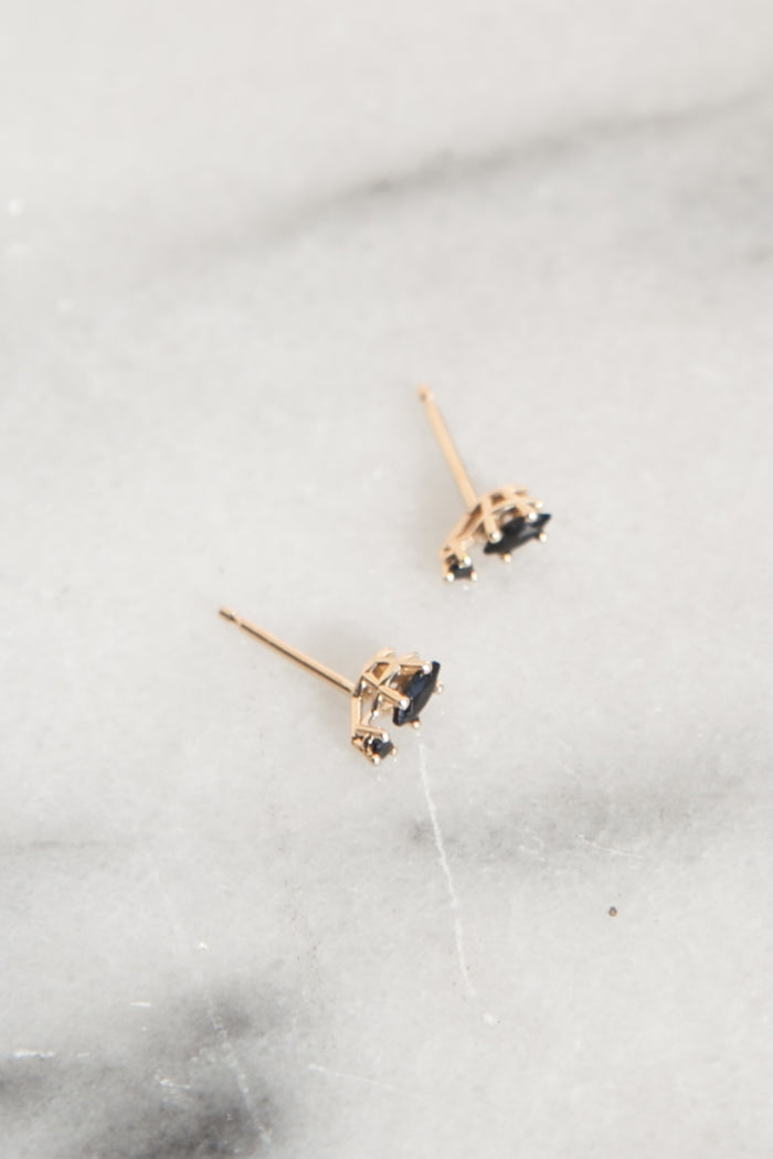 Marquise Onyx + Accent Studs
