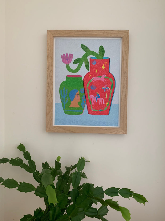 Meeting / Art Print