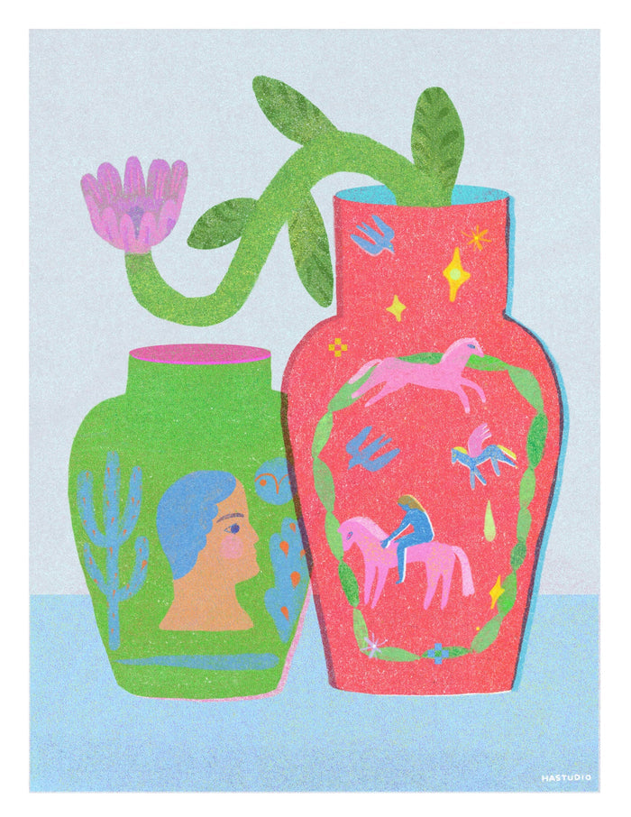 Meeting / Art Print