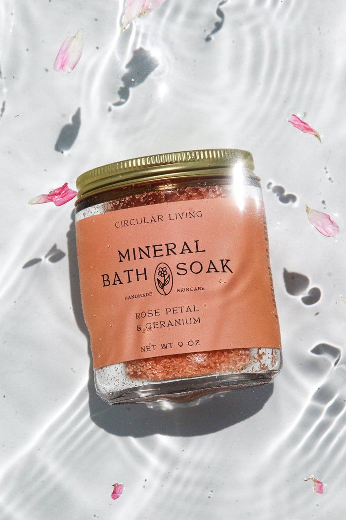 Mineral Bath Soak Jar