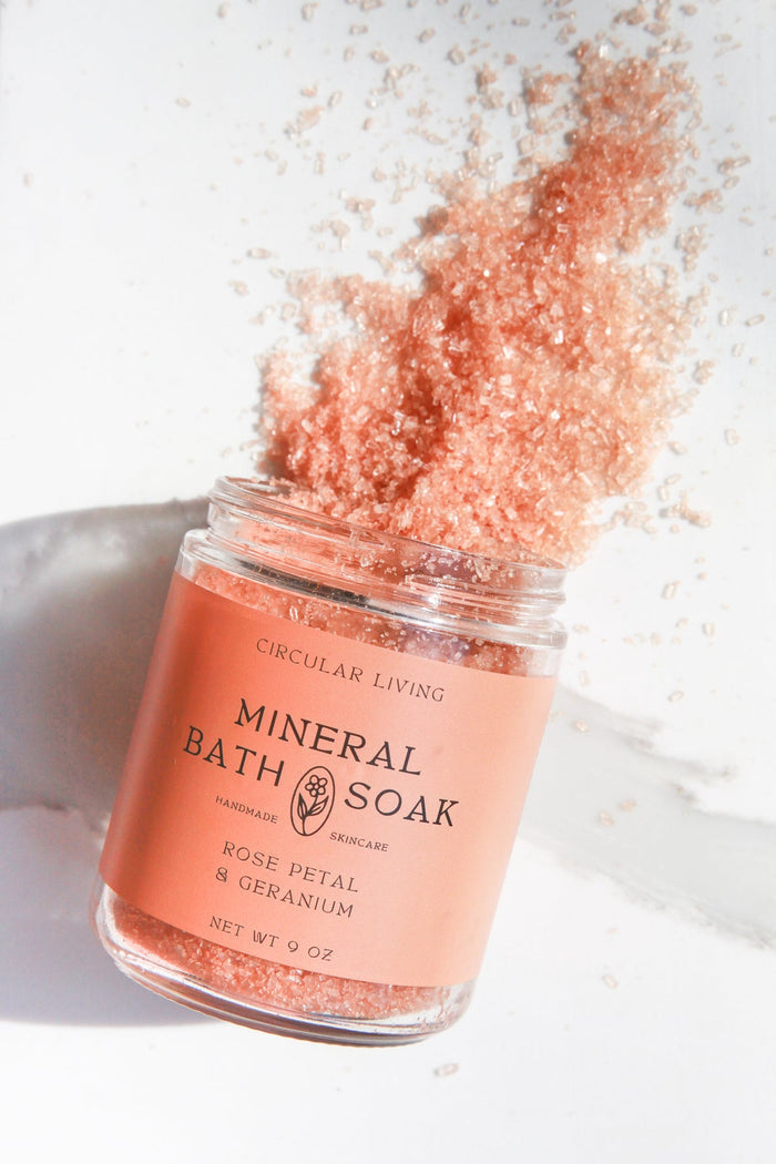 Mineral Bath Soak Jar