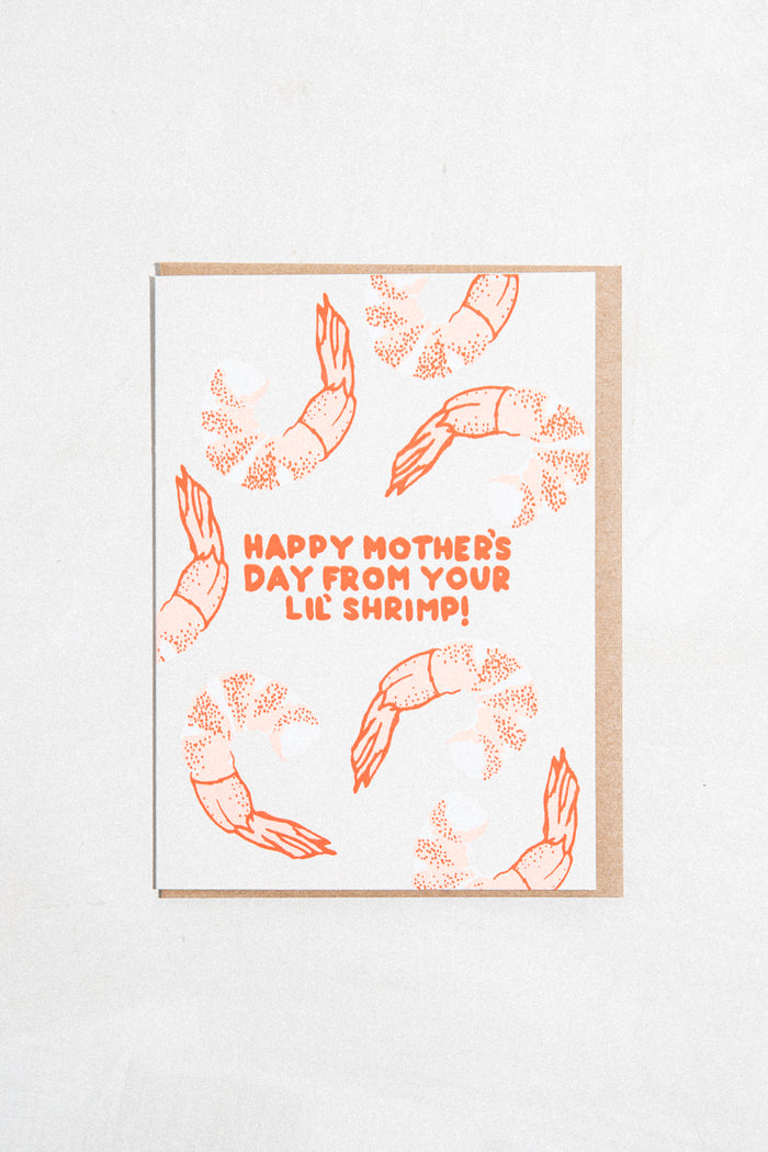 Mom Shrimp Greeting Card