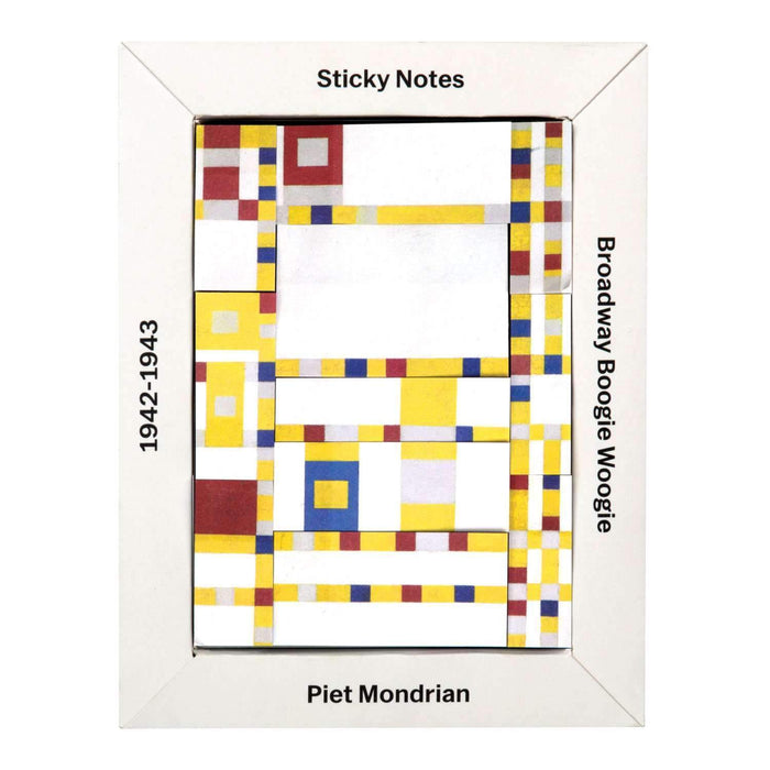 MoMA Mondrian Sticky Notes Box Sticky Notes Galison
