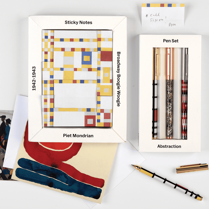MoMA Mondrian Sticky Notes Box Sticky Notes Galison