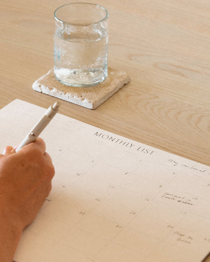 Monthly List Notepad