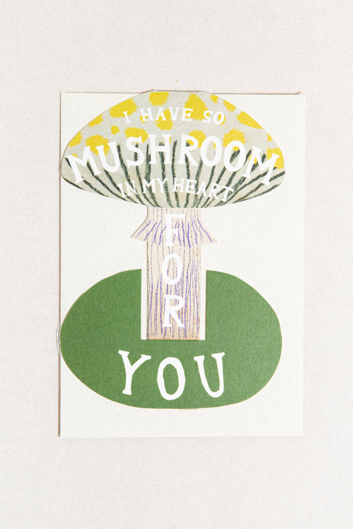 Mushroom Love Standing Greeting Card