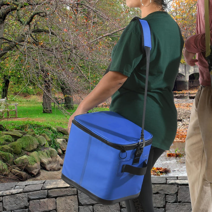 National Outdoor Living Solid Blue Soft Cooler Tote
