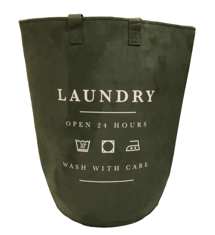 Neat Living Suede Laundry Bag with Handles and Drawstring Closure, 4 Pack