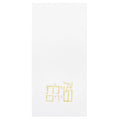 Netilas yadayim guest towelettes in gold, 20 disposable towels for washing before Hamotzi