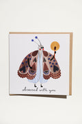 Obsessed Moth Greeting Card