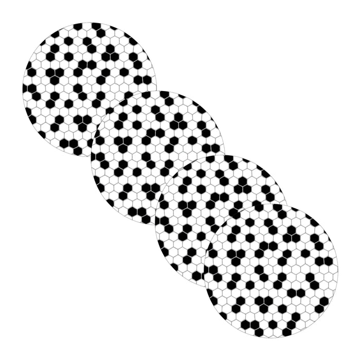 Black speckled Onyx Charger plate with scattered dot pattern, elegant table charger for formal dining and Pesach settings.