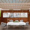 Painted by Batya Silver vinyl sukkah decorations on a sukkah wall - Kiddush, Netilas Yadayim, Ushpizin, Shivas Haminim
