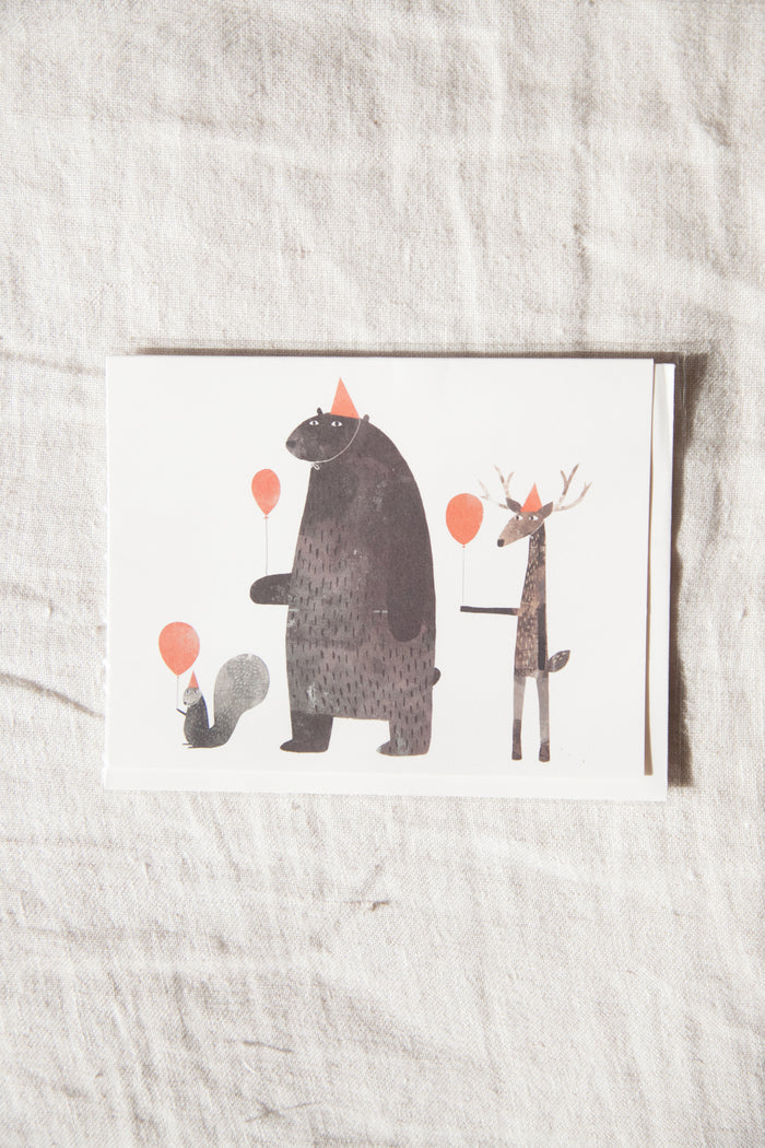 Party Animals Greeting Card