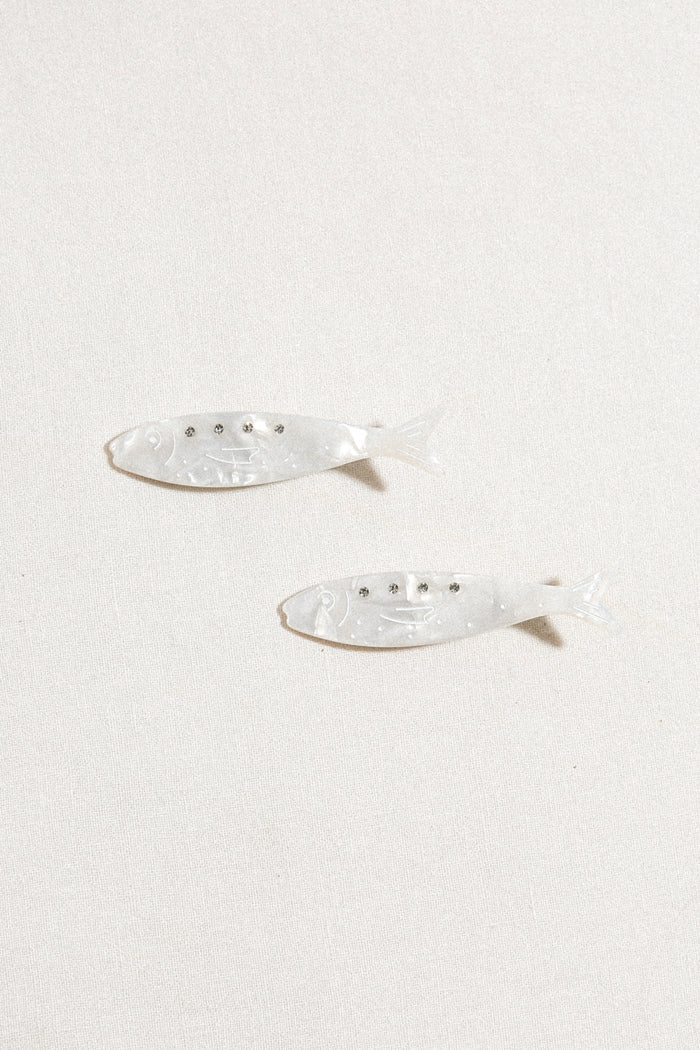 Pearlescent Sardine Clip Set