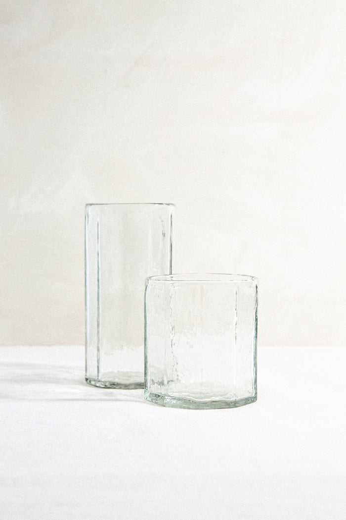 Pebbled Edge Glassware