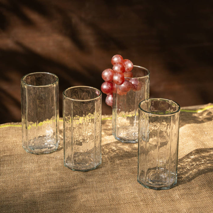 Pebbled Edge Glassware