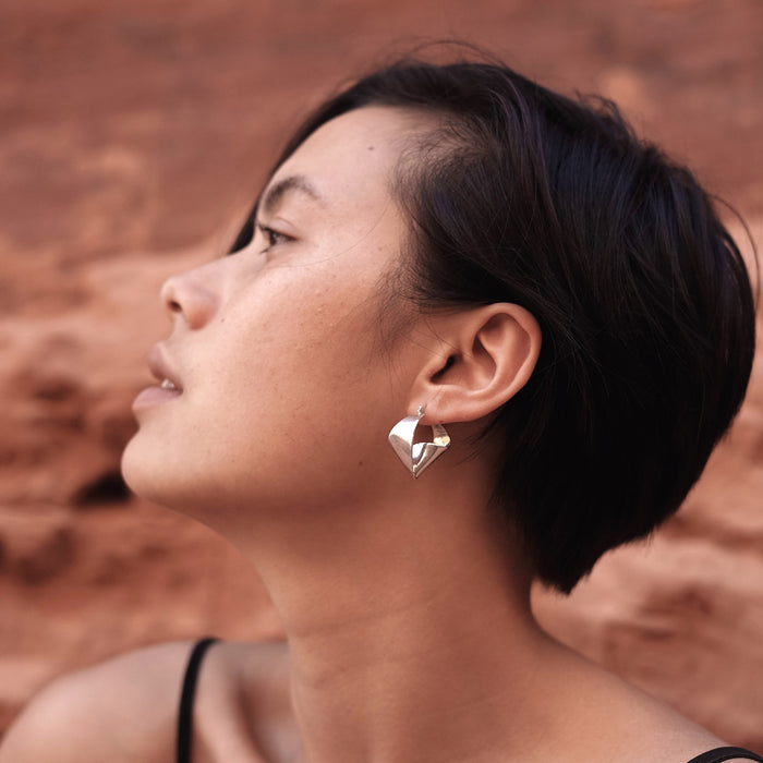 Petite Joan Earrings - Silver