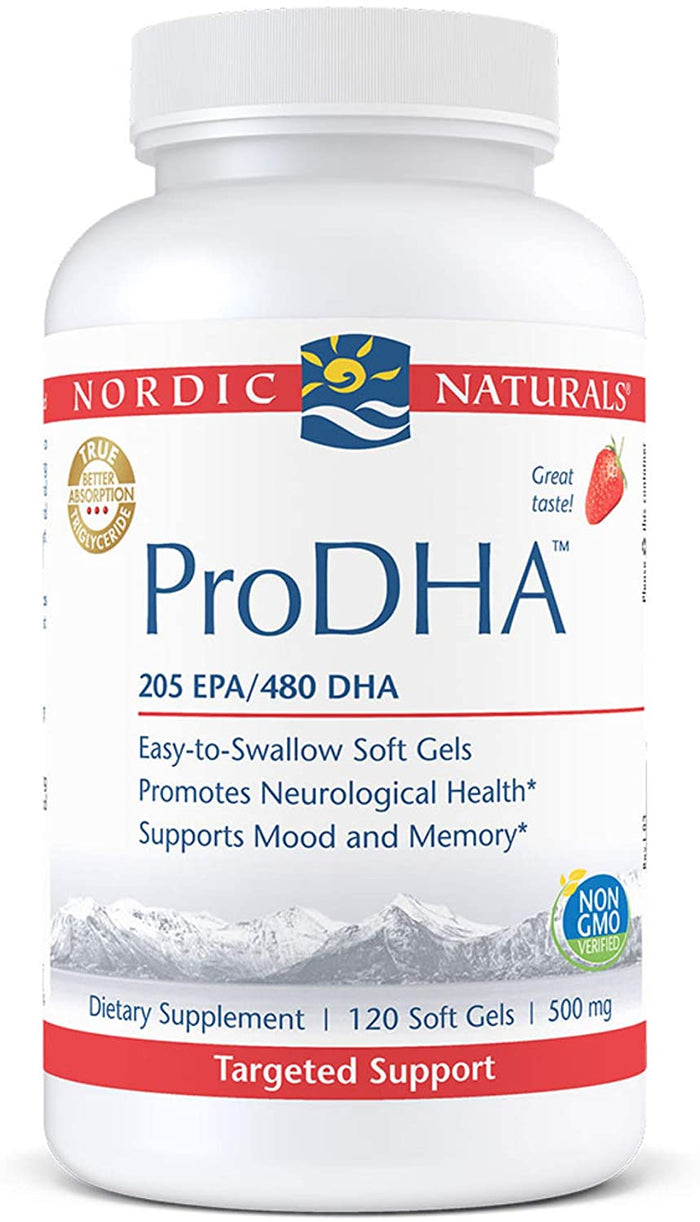 ProDHA Strawberry 500 mg - Nordic Naturals