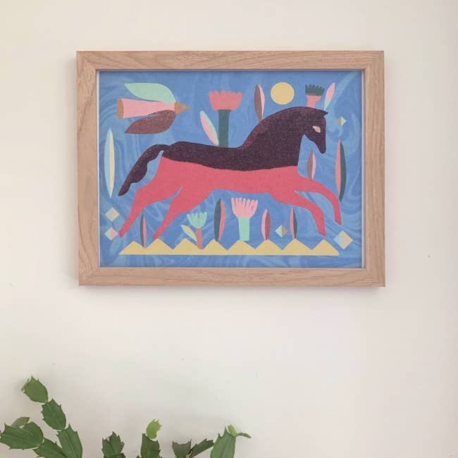 Red Horse / Art Print