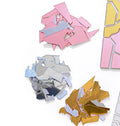Replacement mosaic pieces for the Mosaic V'Smachta kit, 3 color pieces, for Sukkot (סוכות)