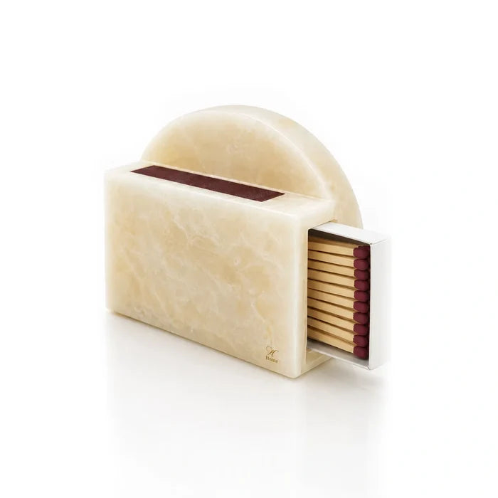 Luxury Resin Shabbos Matchbox Holder | Elegant Judaica Gift
